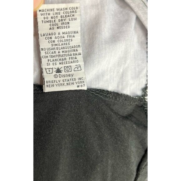 Disney NWT Mickey Pajama Top For Men Sz Large Super Comfy! Color Gray N Black - Picture 10 of 10
